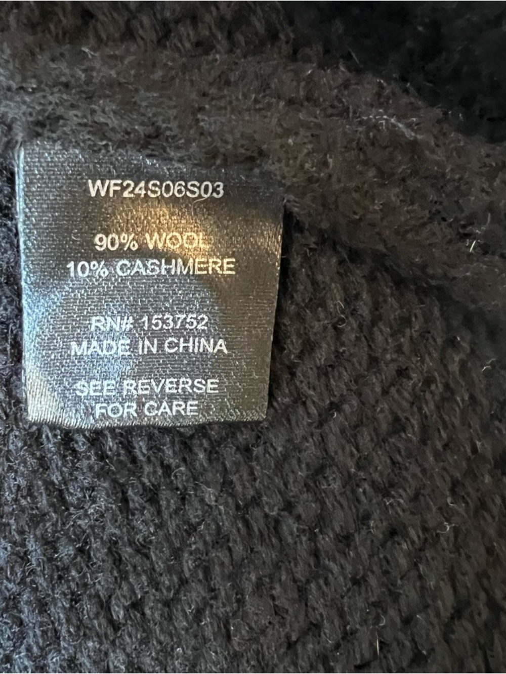 Rowing Blazers Warm & Wonderful Cashmere Wool Black Cardigan Small - Picture 6 of 7